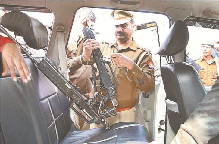 BSP including carriage arms seized