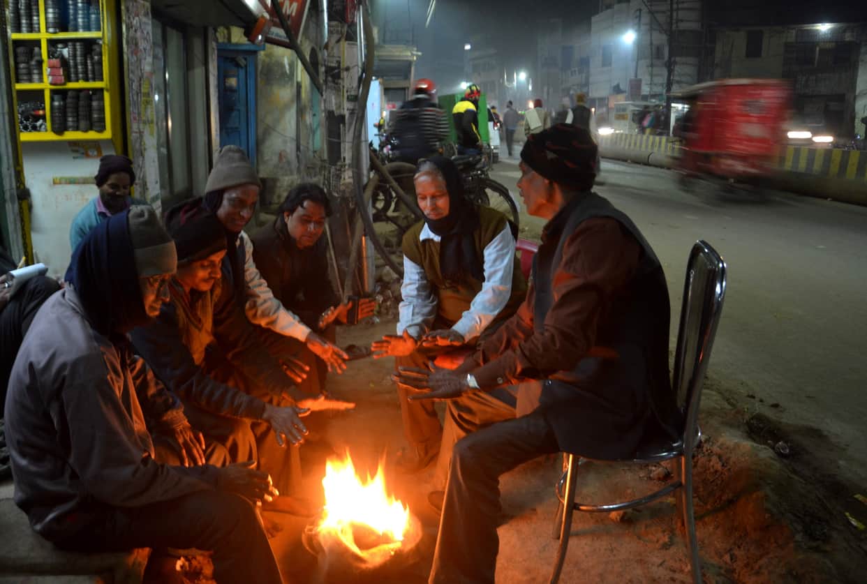 north west wind moves cold in varanasi