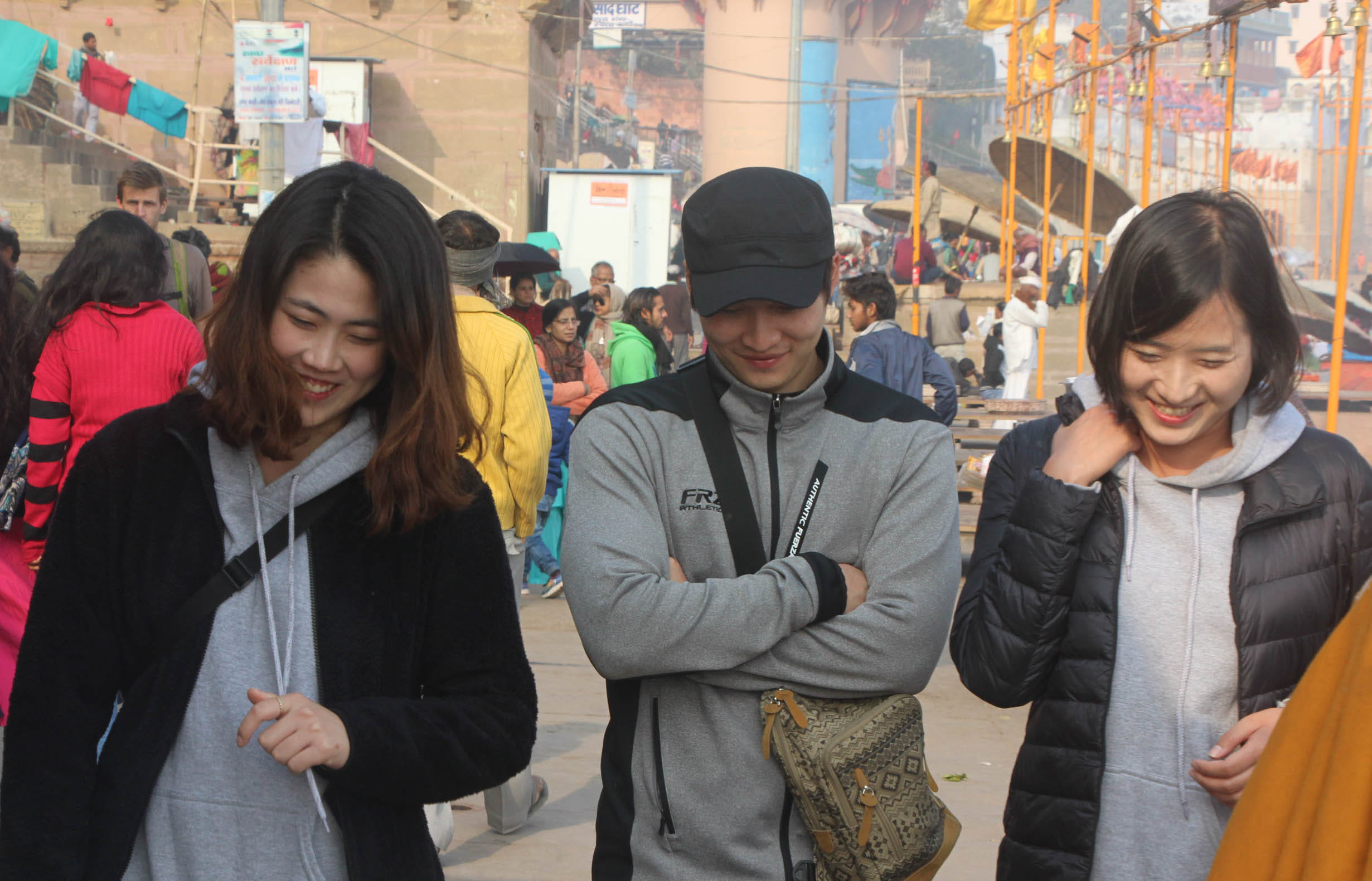 north west wind moves cold in varanasi