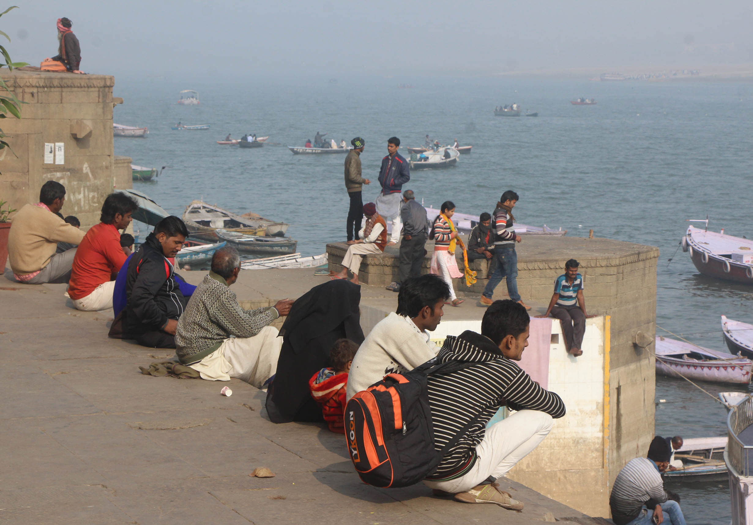 north west wind moves cold in varanasi