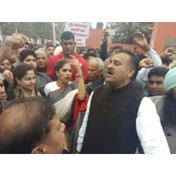 Protest, protest in Sirsa, Congress party, Sirsa