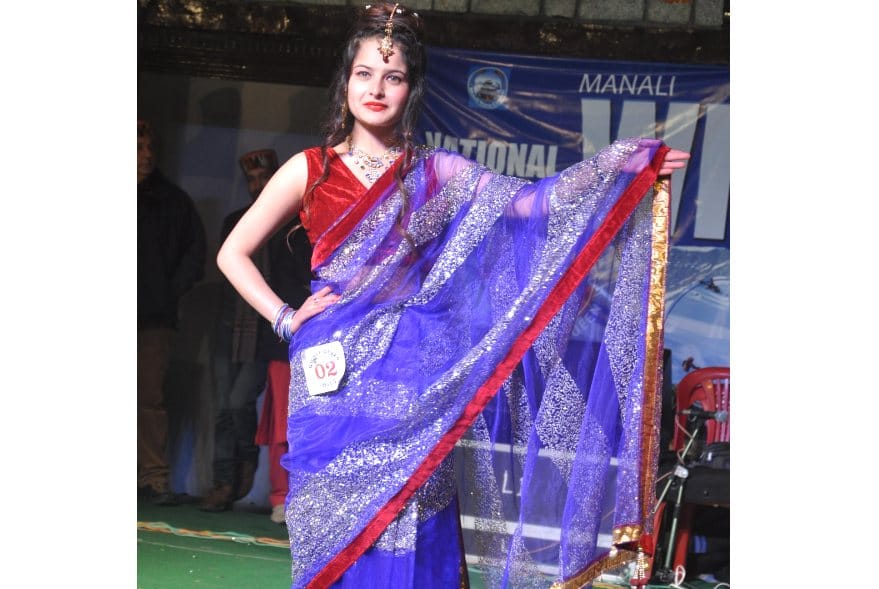 Shreya Mokta won Manali Winter Queen Competition 2017.