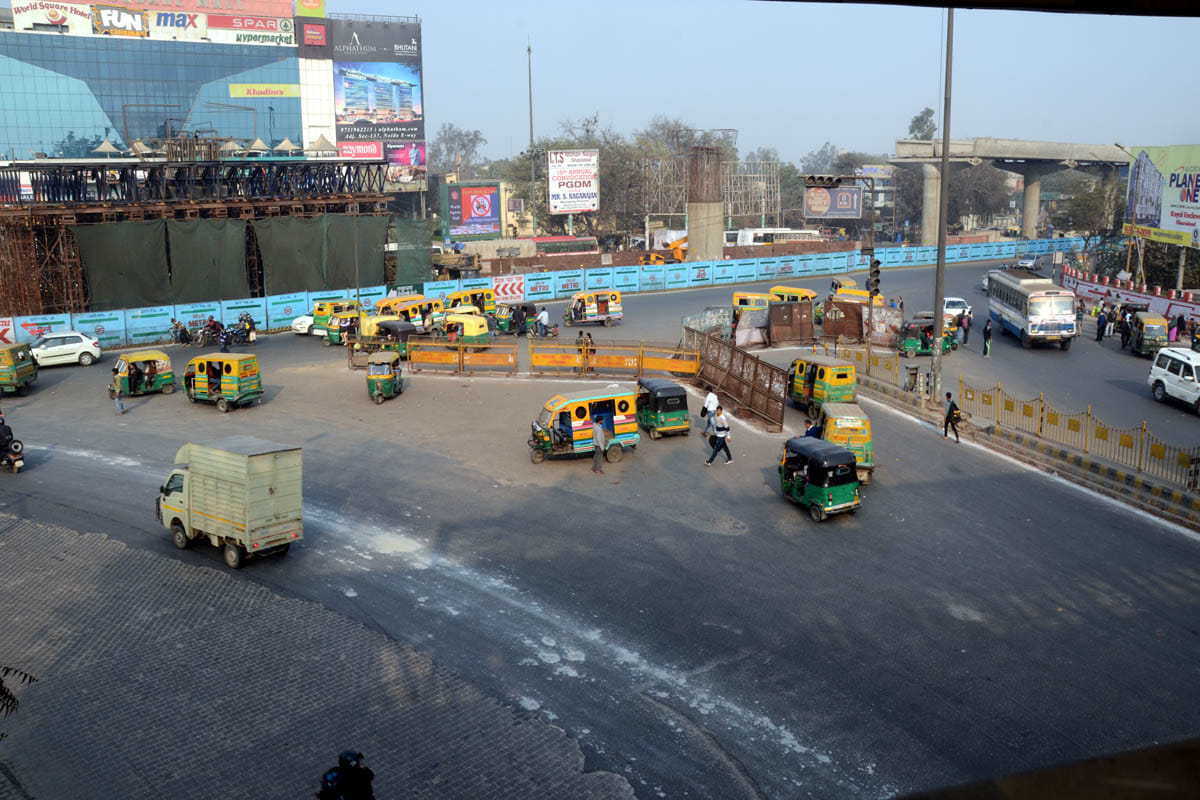 jam will be free Mohan Nagar crossing, underpass will