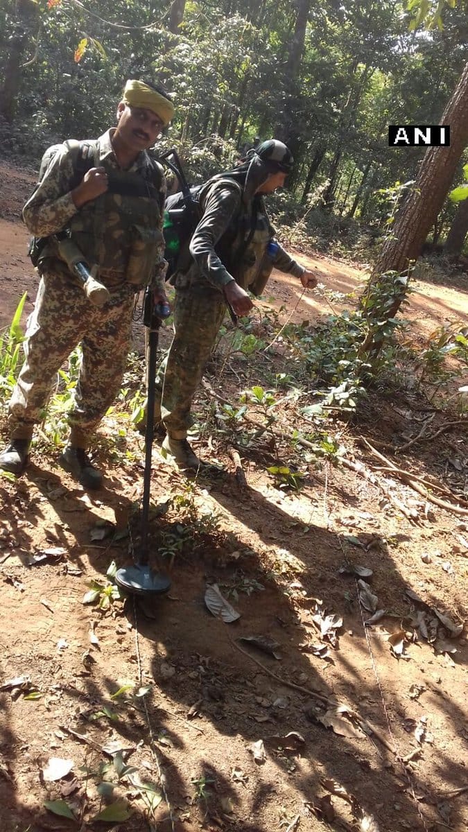Chhattisgarh Encounter underway between security forces & Naxals in Dantewada