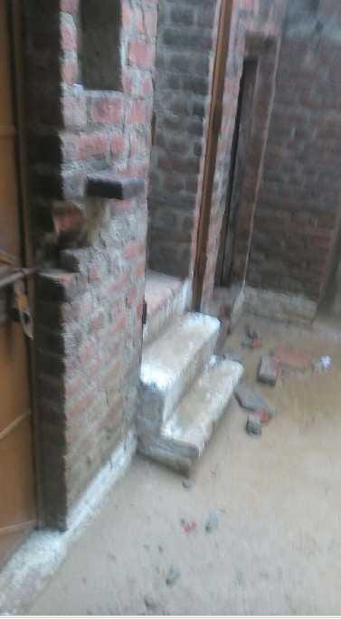 Adpur houses damaged by lightning