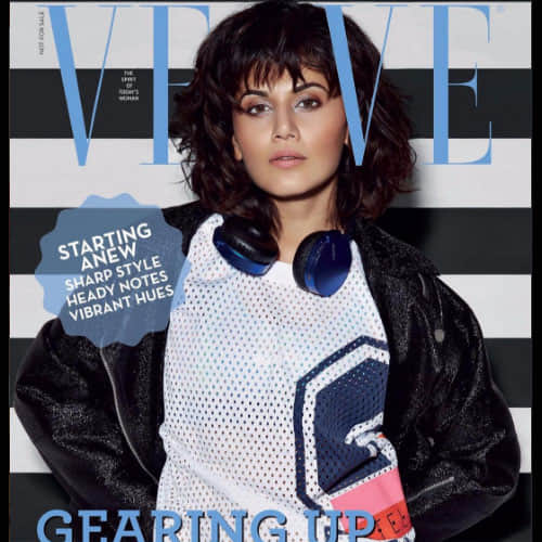 TAAPSEE PANNU VERVE MAGAZINE JANUARY 2017 PHOTOSHOOT
