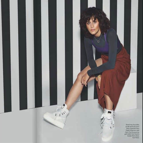 TAAPSEE PANNU VERVE MAGAZINE JANUARY 2017 PHOTOSHOOT