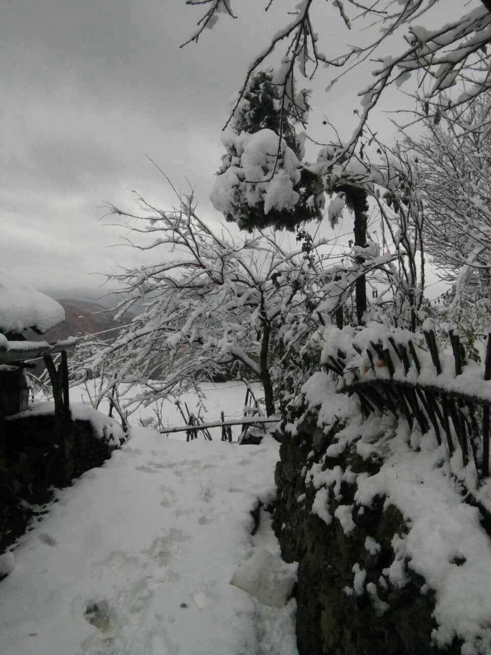 water sources freeze in uttarakhand.