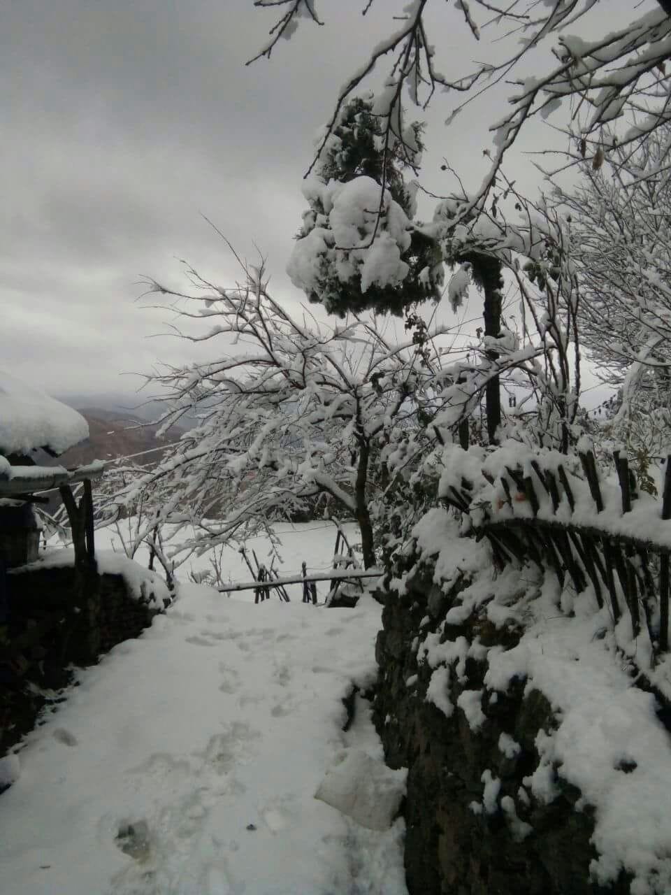water sources freeze in uttarakhand.
