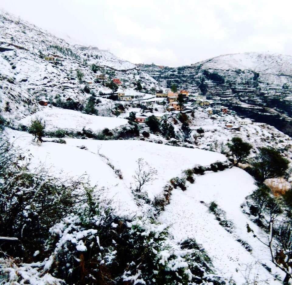 second snowfall in mussoorie and chakrata.