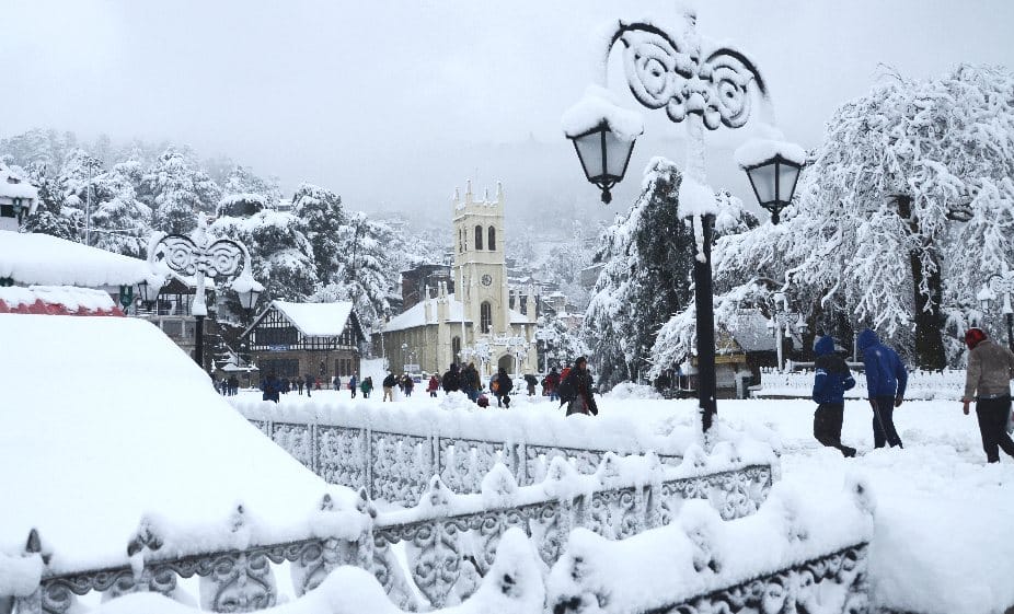Forecast of Heavy Snowfall in Himachal From 15 January.
