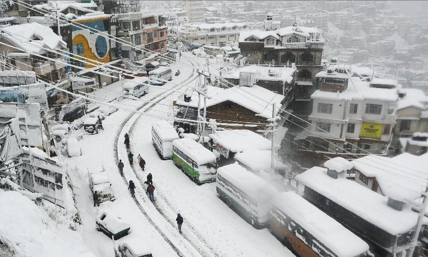 Forecast of Heavy Snowfall in Himachal From 15 January.