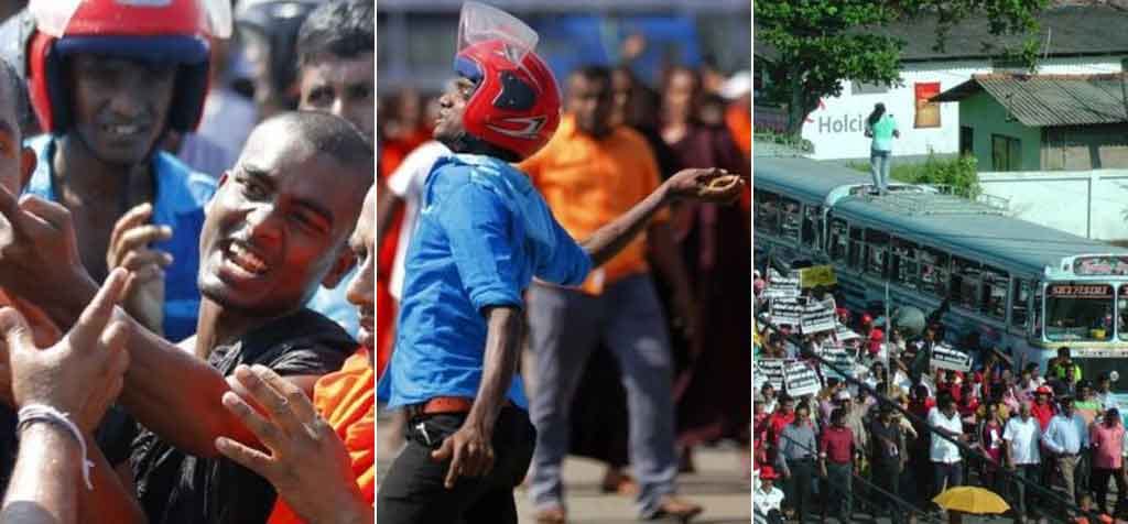 Sri Lanka protest over Chinese investment turns ugly