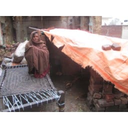 Even, the rain, cold homeless widow, kurukshetra