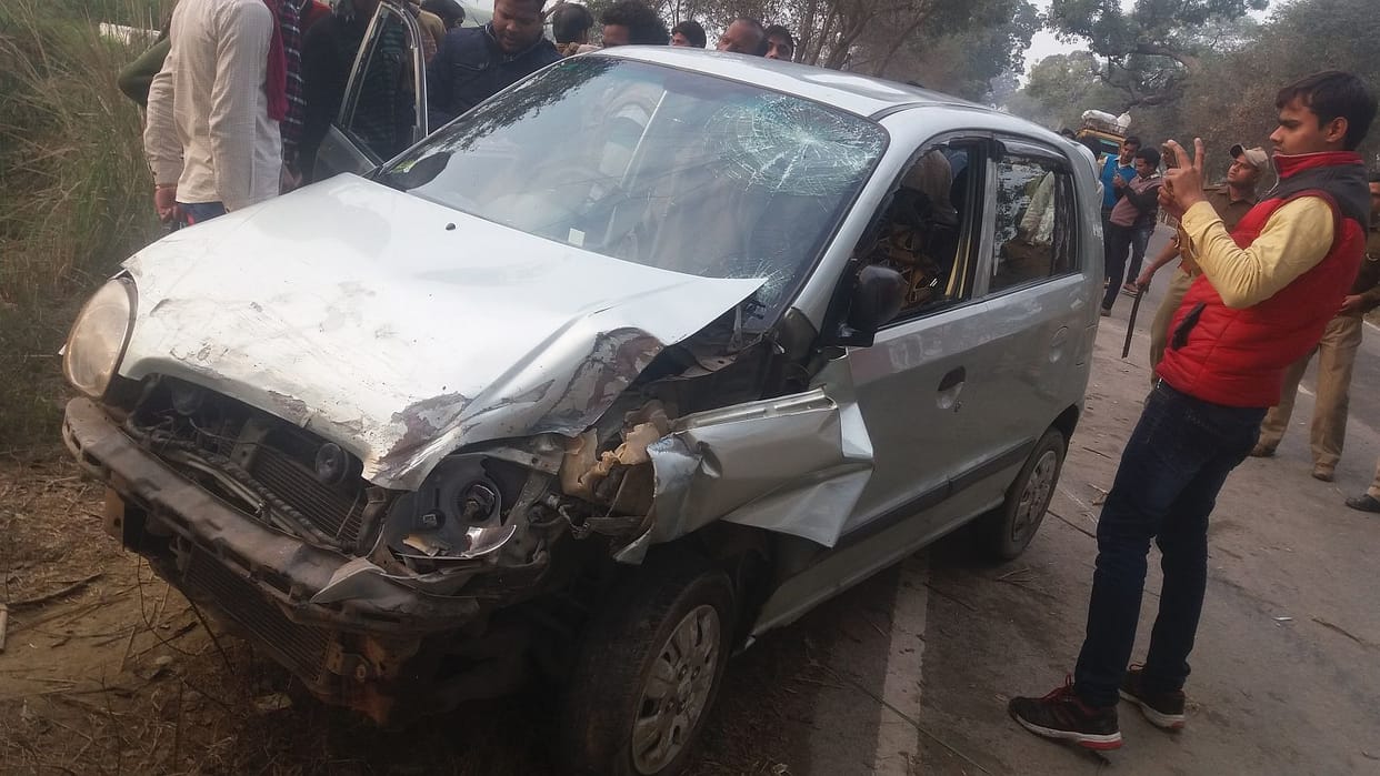 Centro and four injured in the collision of e-rickshaw