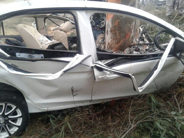 two boys and two girls killed in horrible car accident at ludhiana of punjab