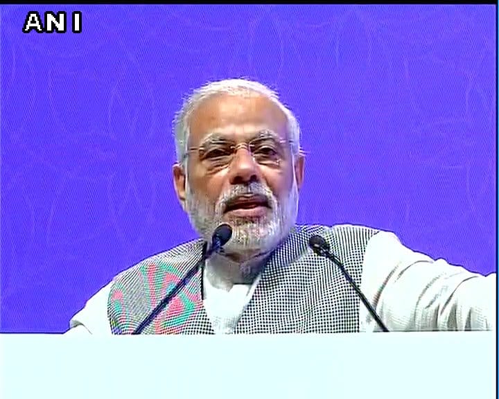 Narendra Modi and Portugal PM at Pravasi Bhartiya Divas 