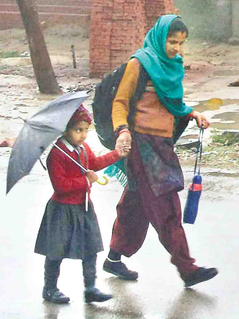rain and cold