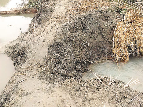 Khandi made permanently water waste