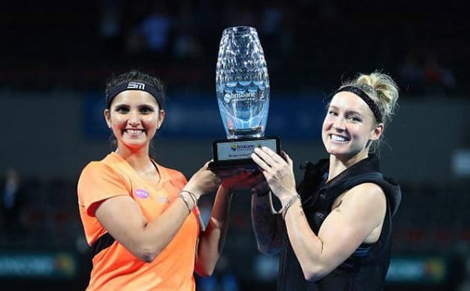 Sania lost her world no one crown to mattek sands