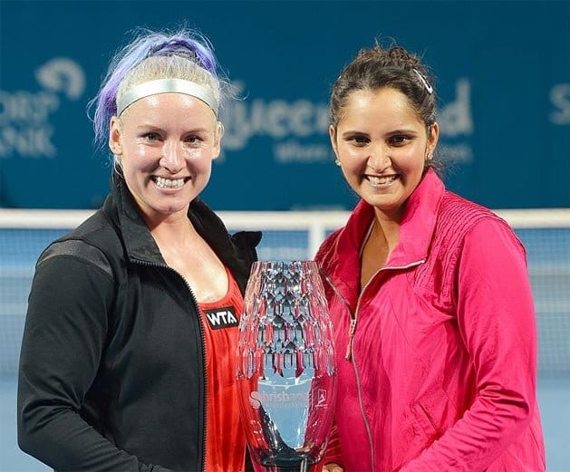 Sania lost her world no one crown to mattek sands