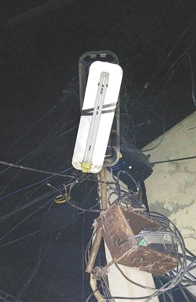 Street lights of kapkot