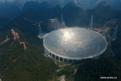 world's tallest telescope by china in tibbat