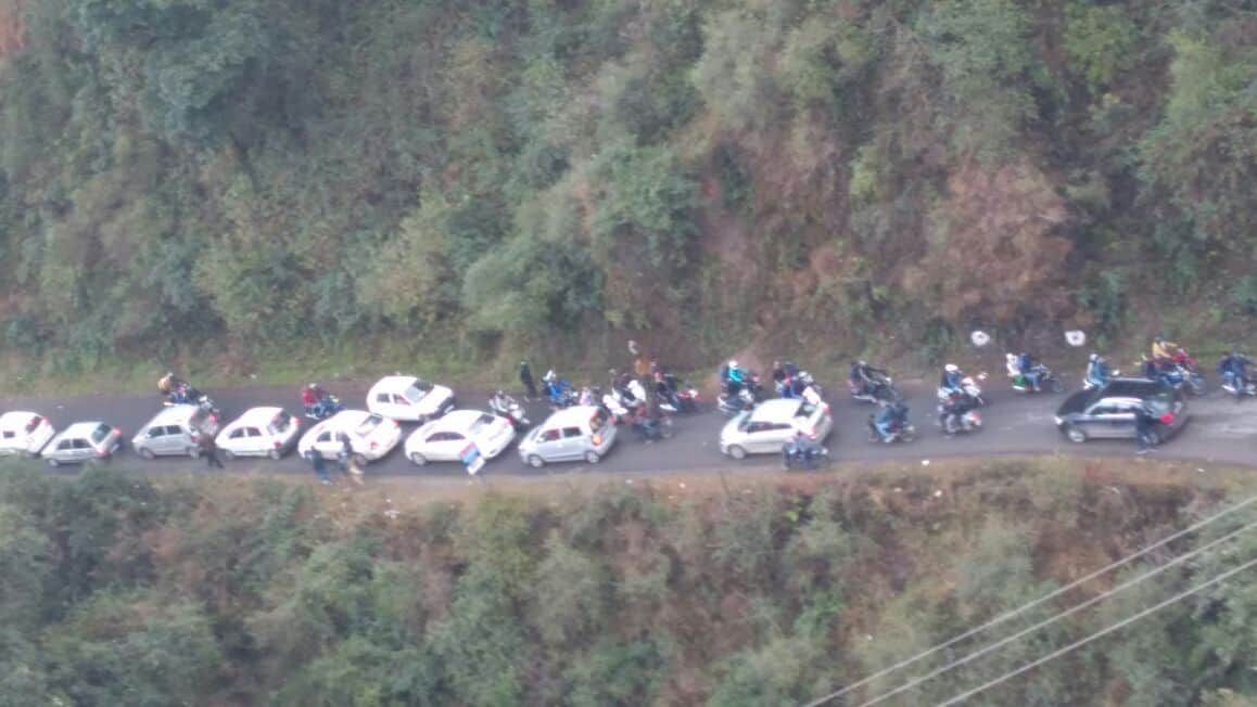 heavy rush in mussoorie