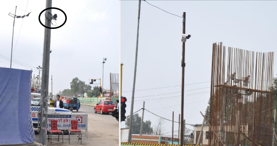 CCTV Cameras installed on national highway 21