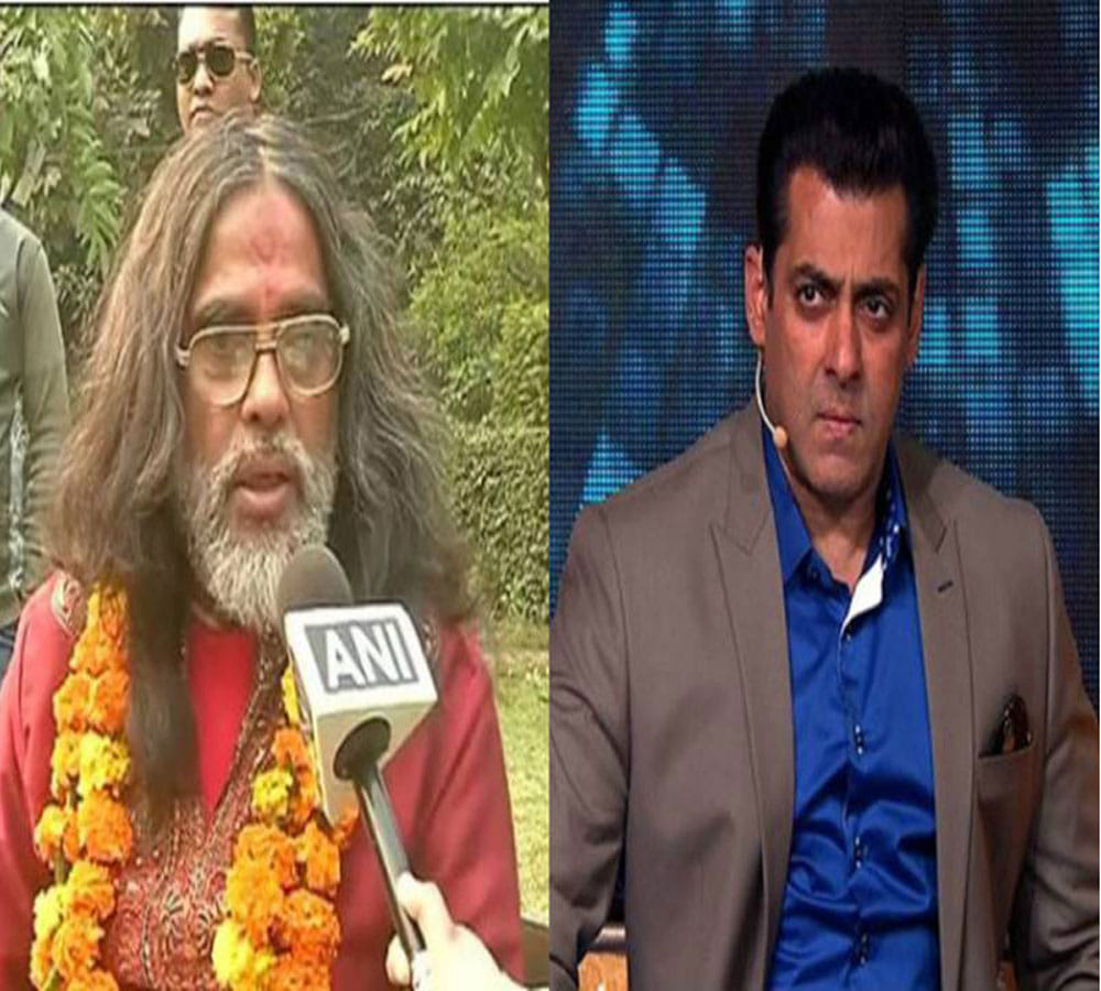 bigg boss contestant swami om give threat to salman khan