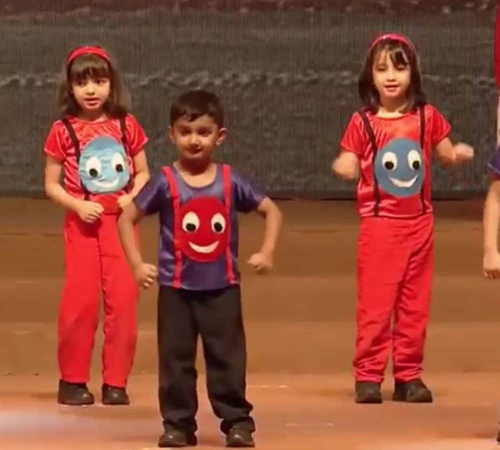 aamir khan aishwarya rai abhishek bachchan kids dance in school annual function