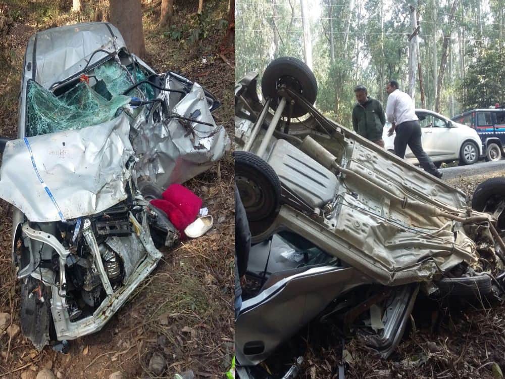 tavera hit alto car, 6 injured