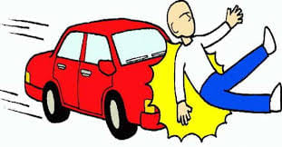 a car trying to hit daroga while he is on traffic chkeking