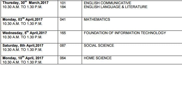 cbse 10th and 12th date sheet released 