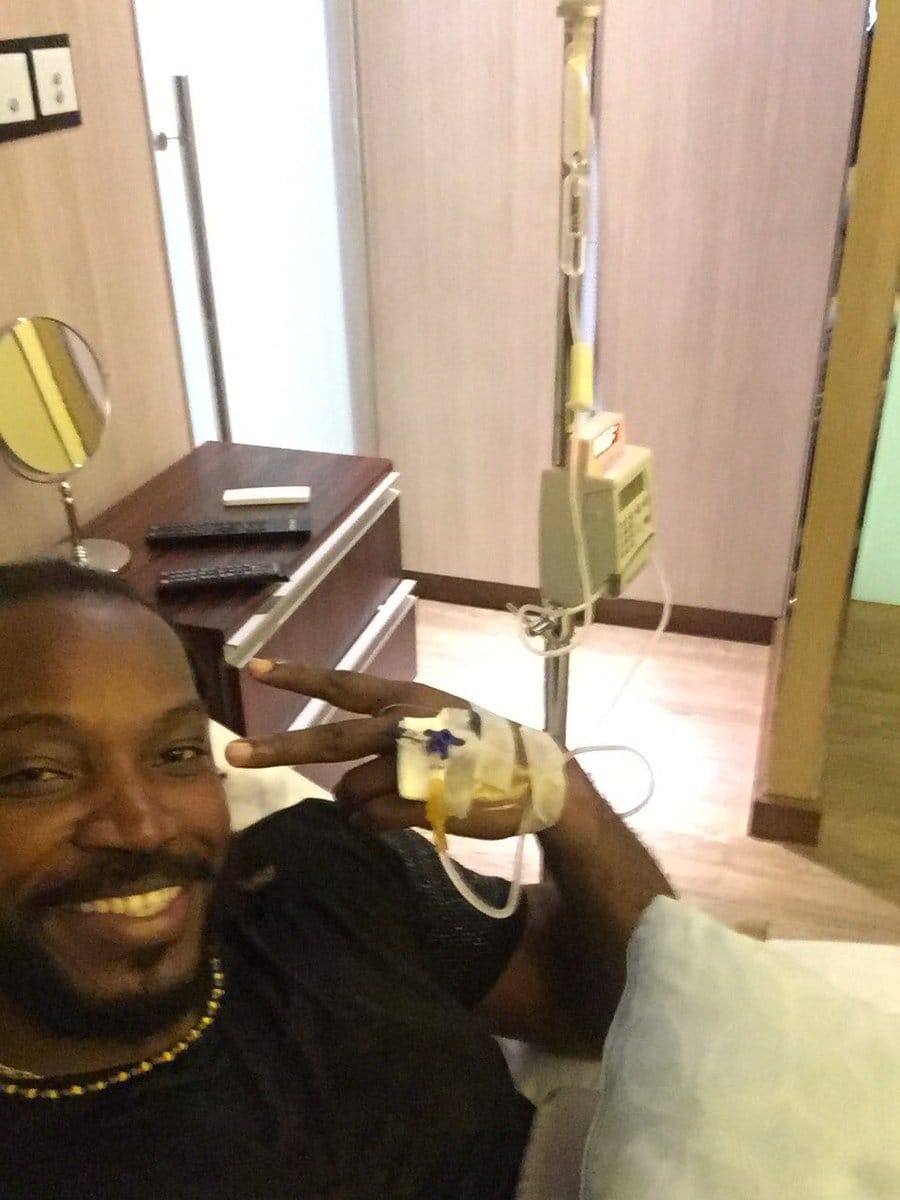 Chris Gayle Hospitalized After Partying Sehwag Asked What Happened To You