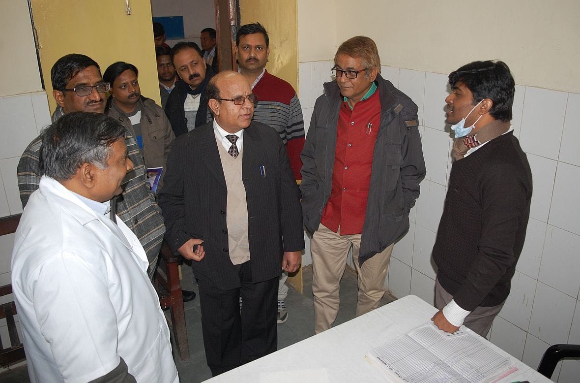The district hospital was absent staff