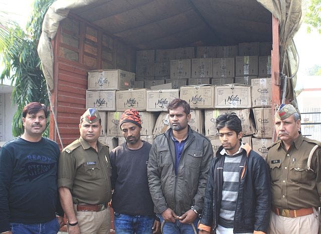 The driver had vanished millions truck full of shampoo