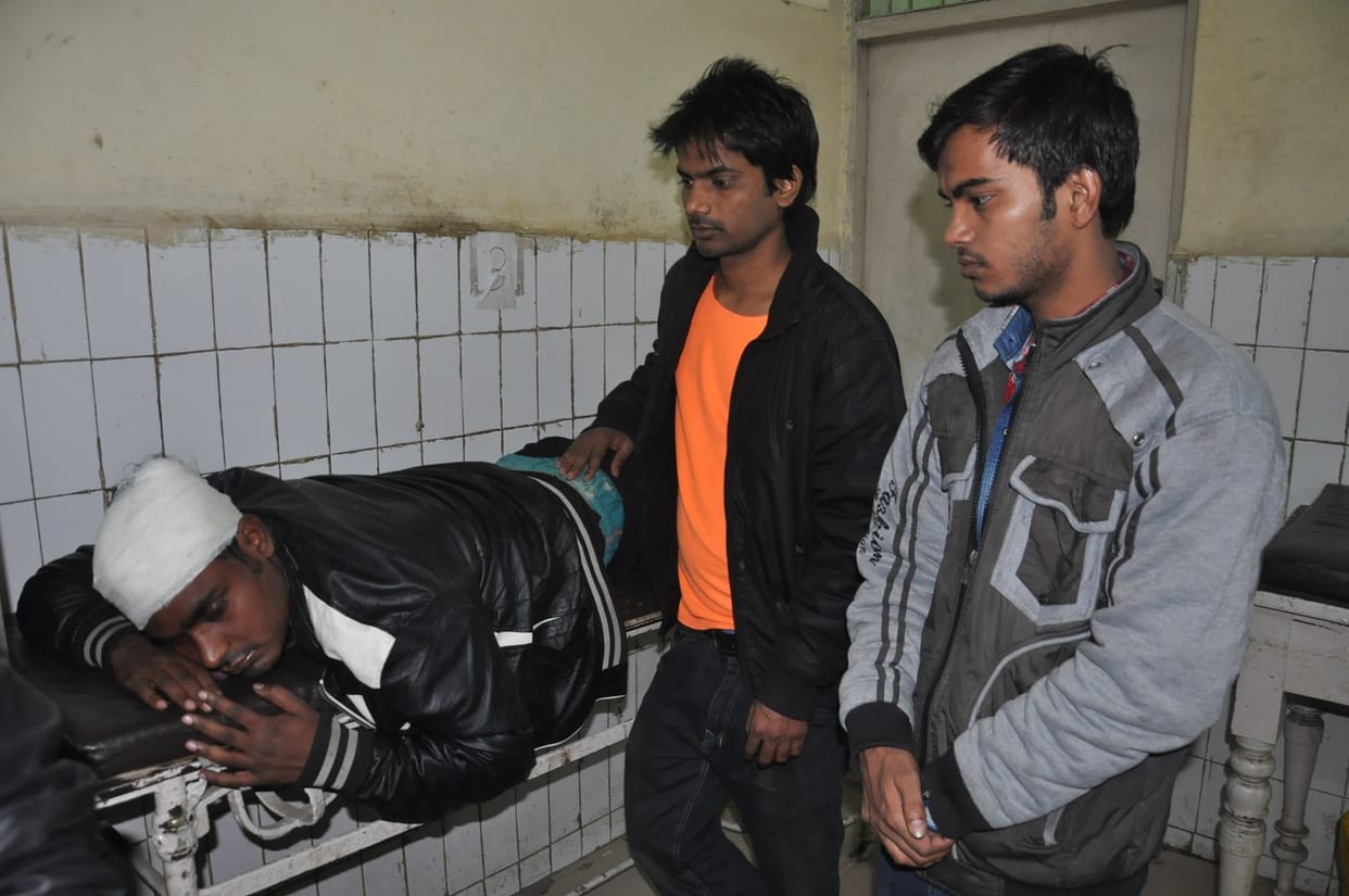 Scourge in school, one injured