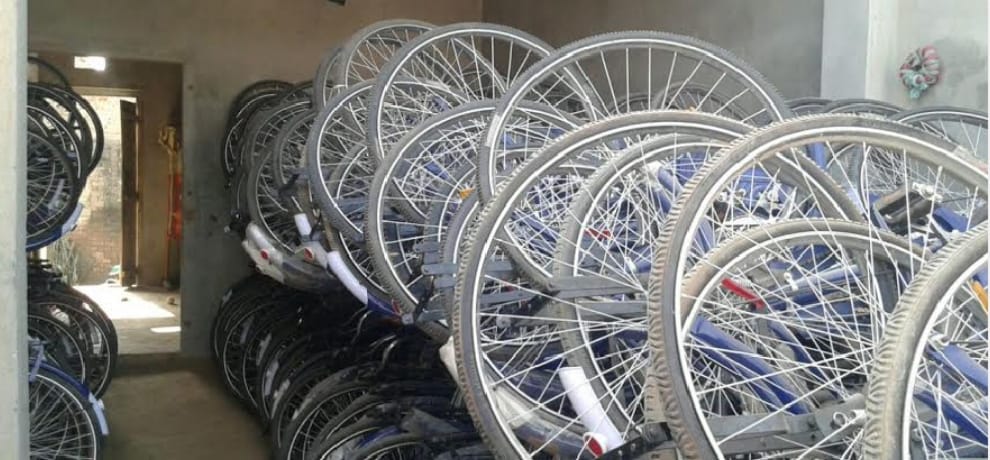 EC raids, seized from a house 259 bicycles