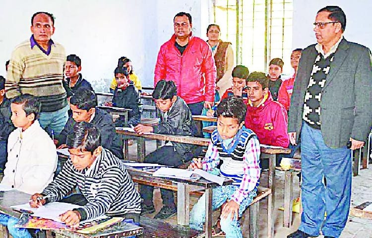 The upstart entrance examination in 1669 children