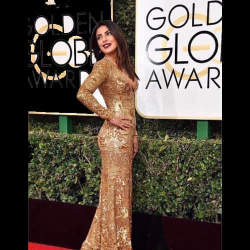 Priyanka Chopra At The Golden Globe Awards 2017