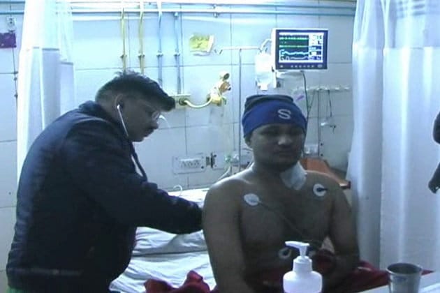 police man was cleaning pistol on duty, by chance gun shot and friend injured