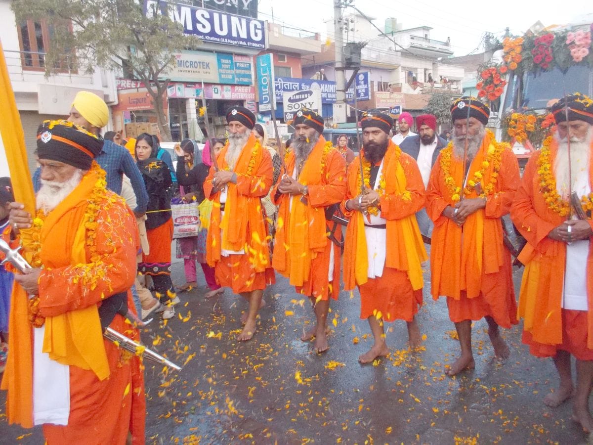 Nagar Kirtan turned in Khatima