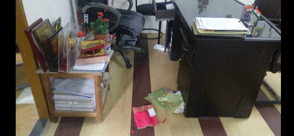 theft at bjp mla omprakash sharma office
