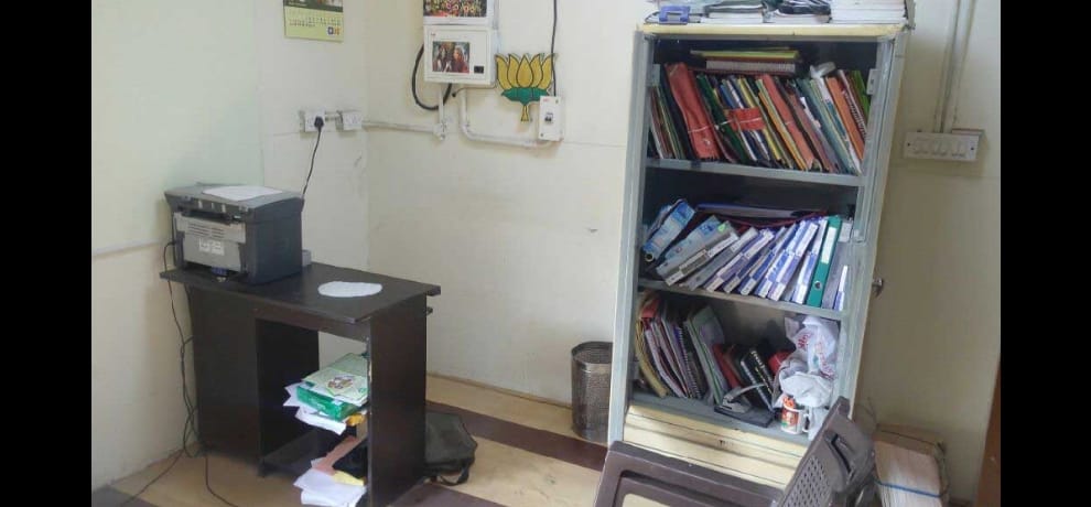 theft at bjp mla omprakash sharma office
