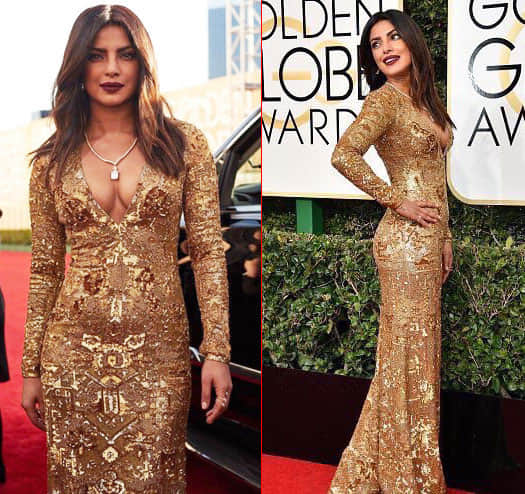 Priyanka Chopra caught in an awkward position with a Hollywood actress, watch video