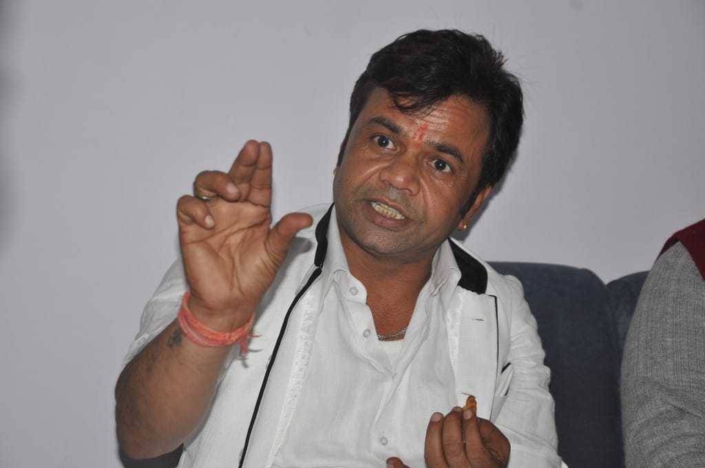 Actor RAjpal Yadav in Amar Ujala office