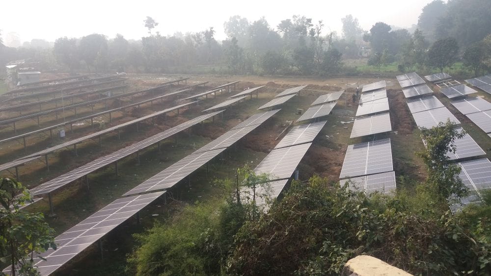 Ash dam will be installed on the solar plant
