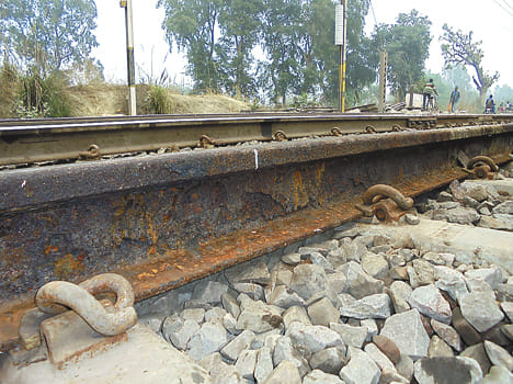  trains were running onRusty track in Rura