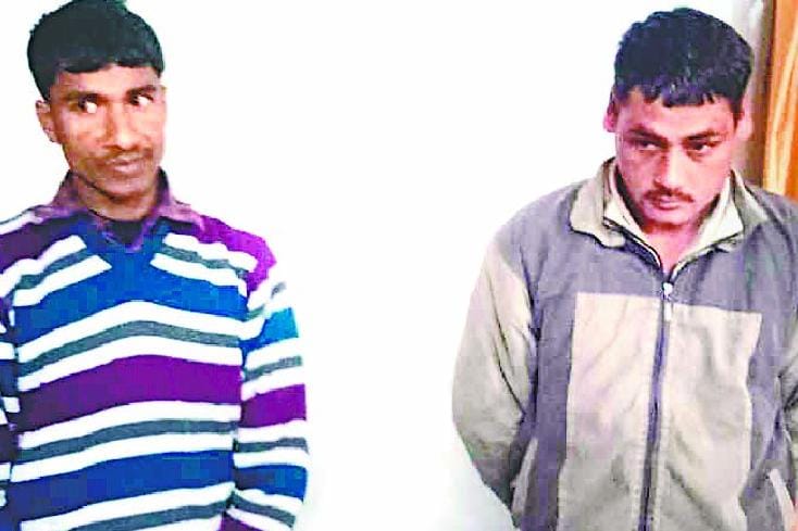 Two arrested with two kg of hashish